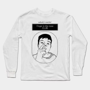 The Finger in the Nose Long Sleeve T-Shirt